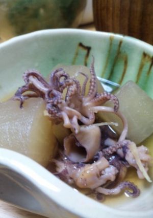 染み渡る旨さ！イカと大根の柔らか煮-レシピのメイン写真