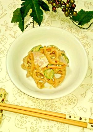 洋風きんぴられんこんサラダ-レシピのメイン写真