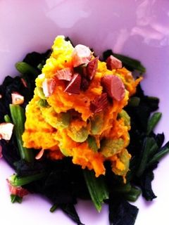 カボチャと枝豆サラダ-レシピのメイン写真