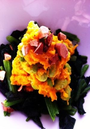 カボチャと枝豆サラダ-レシピのメイン写真