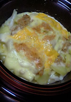 じゃがいもと酒盗のチーズ焼き-レシピのメイン写真