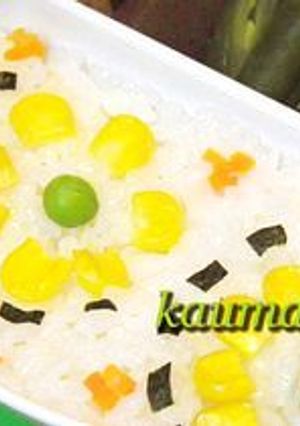子供が喜ぶ！カラフルお花ご飯弁当-レシピのメイン写真