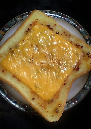 酒盗チーズトースト-レシピのメイン写真