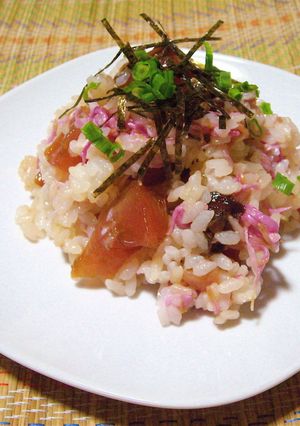 菊花と鰹の混ぜご飯-レシピのメイン写真