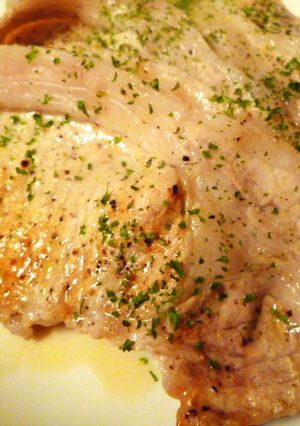 オリーブ油漬、豚ロースのジューシー焼き-レシピのメイン写真