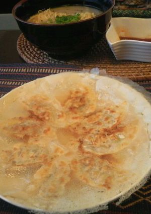 簡単！パリパリでジューシーな羽餃子-レシピのメイン写真