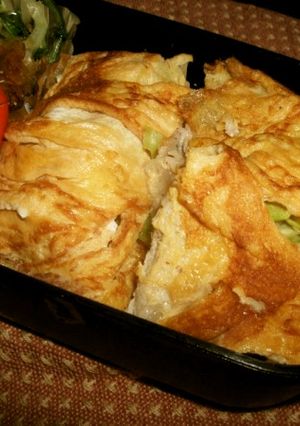 お弁当に☆とんぺい焼き風オムレツ-レシピのメイン写真