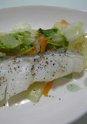 魚の中華蒸し☆シリコンスチーマー活用-レシピのメイン写真