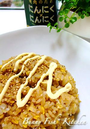 焼肉タレdeにんにく×にんにくチャーハン-レシピのメイン写真