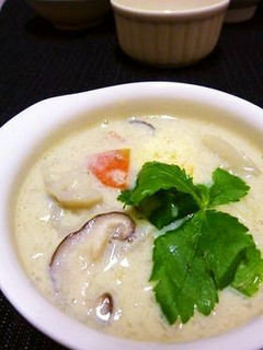 蓮根の和風豆乳スープ-レシピのメイン写真