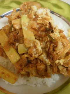 キムチの卵とじ丼-レシピのメイン写真