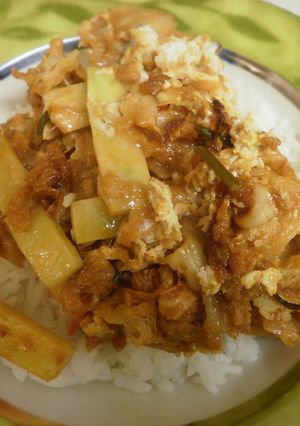 キムチの卵とじ丼-レシピのメイン写真