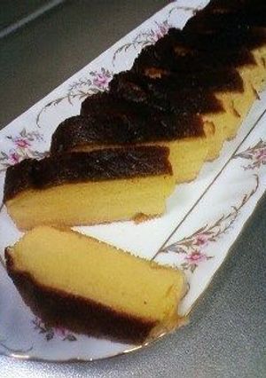 ホットケーキミックスで簡単カステラ-レシピのメイン写真
