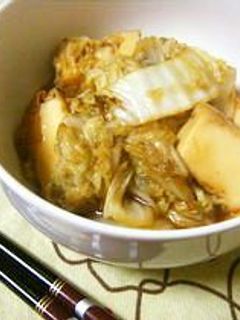 厚揚げと白菜の中華風炒め煮-レシピのメイン写真