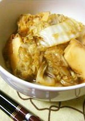 厚揚げと白菜の中華風炒め煮-レシピのメイン写真