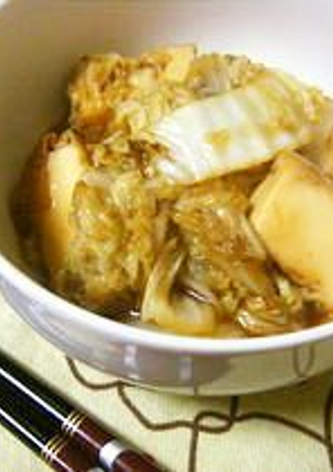 厚揚げと白菜の中華風炒め煮-レシピのメイン写真