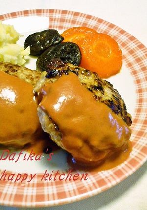 まるでレストラン!?やわらかハンバーグ-レシピのメイン写真