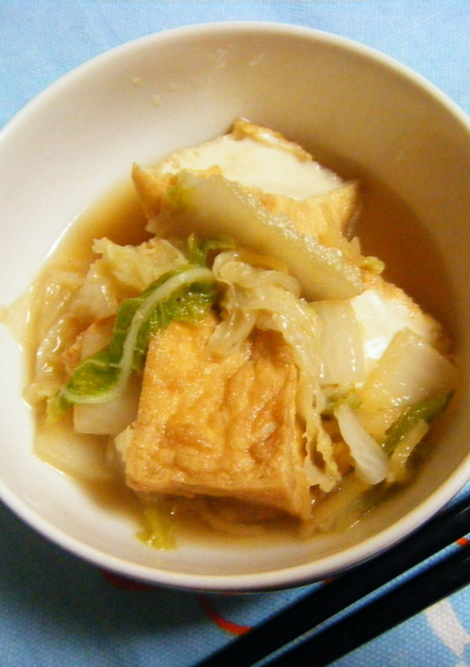 厚揚げと白菜のあっさり煮-レシピのメイン写真