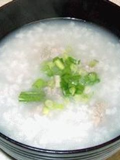タイ風肉団子のお粥-レシピのメイン写真