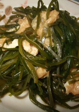 切り昆布と油揚げのさっと煮物-レシピのメイン写真