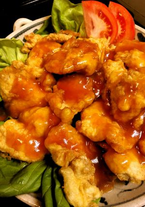 胸肉の旨ウマ衣☆甘酢あんかけ-レシピのメイン写真