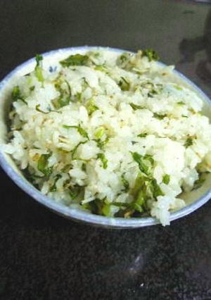 ジャコと大根葉の菜飯(混ぜこみご飯)-レシピのメイン写真