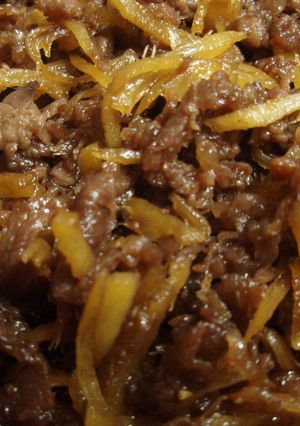 生姜と牛肉の佃煮~すき焼きのたれ~-レシピのメイン写真