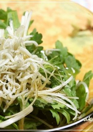 ＊菊菜と豆腐のサラダ＊-レシピのメイン写真