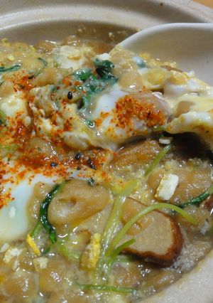 さつま揚げと三つ葉の玉子とじ-レシピのメイン写真