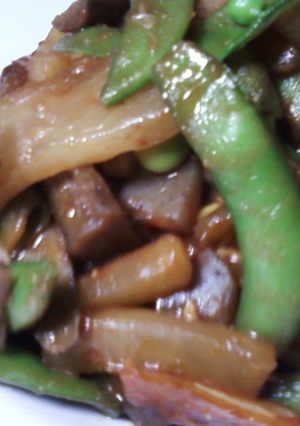 蒟蒻と6種の野菜、4種の中国味噌いため-レシピのメイン写真