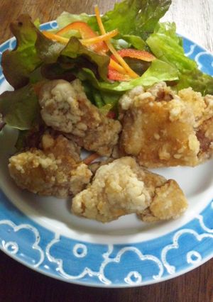 鶏モモの簡単塩唐揚げ-レシピのメイン写真