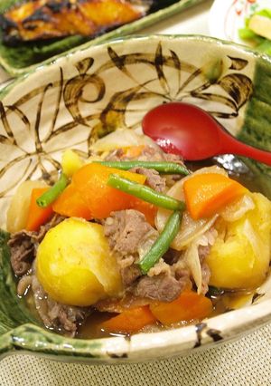 お肉柔らか♪ノンオイルで簡単肉じゃが-レシピのメイン写真
