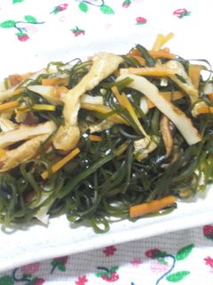 レンジで簡単♪切り昆布の煮物☆-レシピのメイン写真