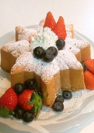 クリスマスに ☆スターケーキ☆-レシピのメイン写真