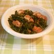 大根の葉と油揚げの炒め煮