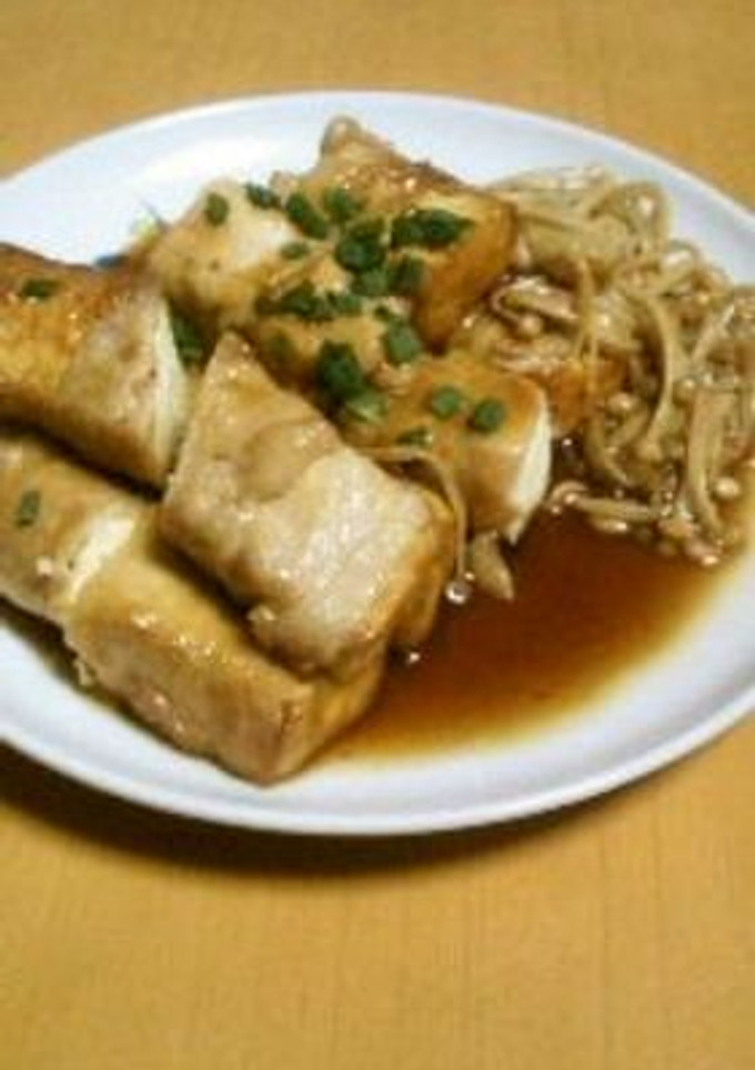 ごはんがすすむ♪肉巻き厚揚げ☆-レシピのメイン写真