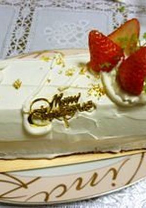 X'mas☆いちごのチーズケーキ☆-レシピのメイン写真
