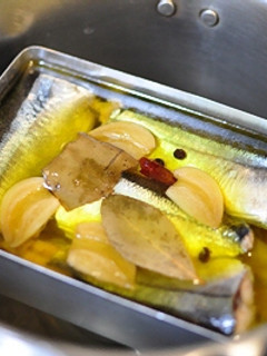 秋刀魚(イワシ)のオイル煮(オイル漬け)-レシピのメイン写真