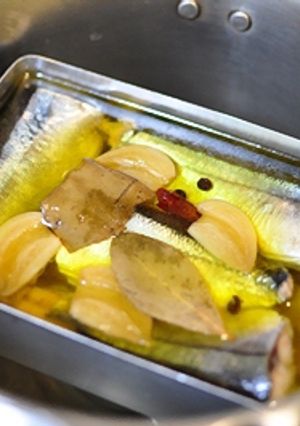 秋刀魚（イワシ）のオイル煮(オイル漬け）-レシピのメイン写真