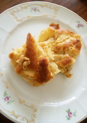 簡単☆りんごたっぷり２個とくるみのケーキ-レシピのメイン写真