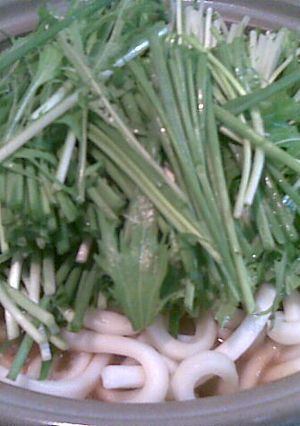 骨付きチキンDeみそ煮込みうどん♪-レシピのメイン写真