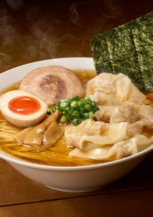焦がしねぎ油香る肉ワンタン中華そば-レシピのメイン写真