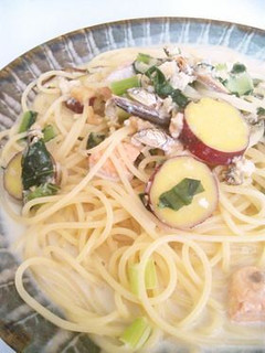 味噌汁のクリームパスタ-レシピのメイン写真