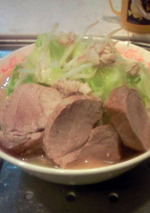 タレがポイント☆おうちで二郎風ラーメン-レシピのメイン写真