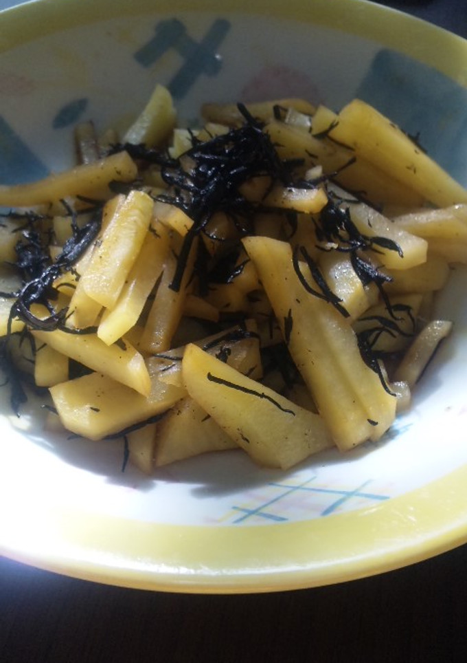 簡単♪ひじきとじゃがいもの醤油炒め-レシピのメイン写真