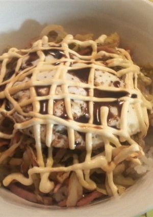 キャベツベーコン丼-レシピのメイン写真