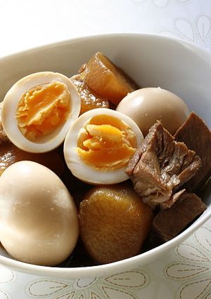 ■　こっくり味の豚バラ大根　煮卵添え　■-レシピのメイン写真