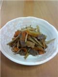 豚肉入りきんぴらごぼう-レシピのメイン写真