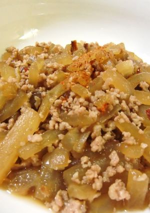 大根とひき肉のピリ辛煮-レシピのメイン写真