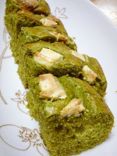 ★シリコンスチーマーde抹茶ケーキ★-レシピのメイン写真